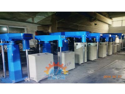 分散機(jī)完成，交付使用